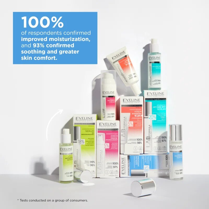 Eveline Cosmetics LAB Formula 18% Solution vlažilni serum 30 ml