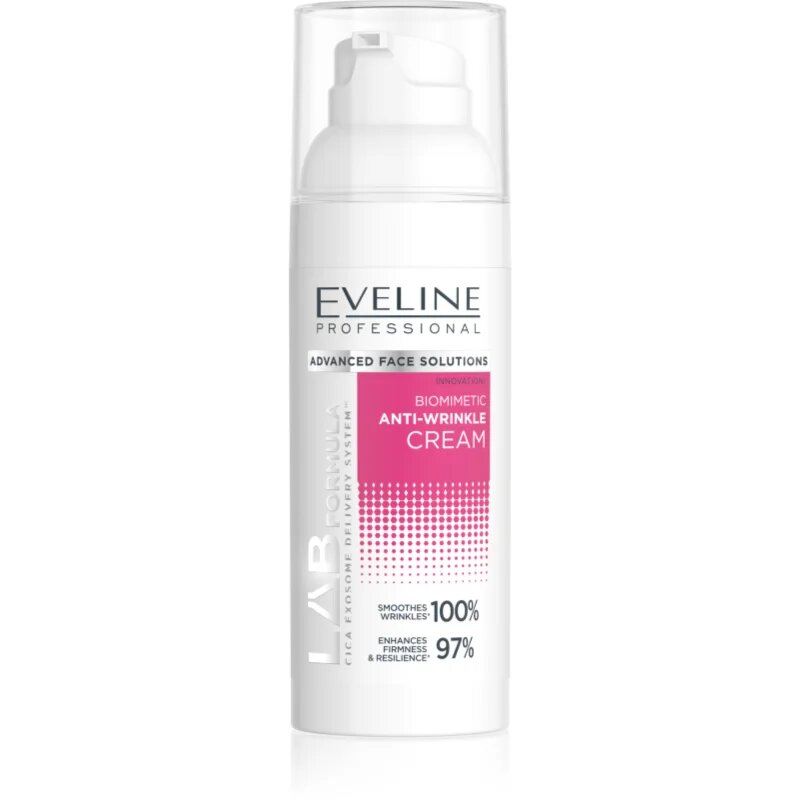 Eveline Cosmetics LAB Formula 5% Solution pomirjevalna biomimetična krema proti gubam 50 ml