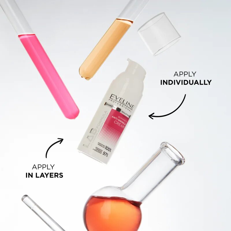 Eveline Cosmetics LAB Formula 5% Solution pomirjevalna biomimetična krema proti gubam 50 ml