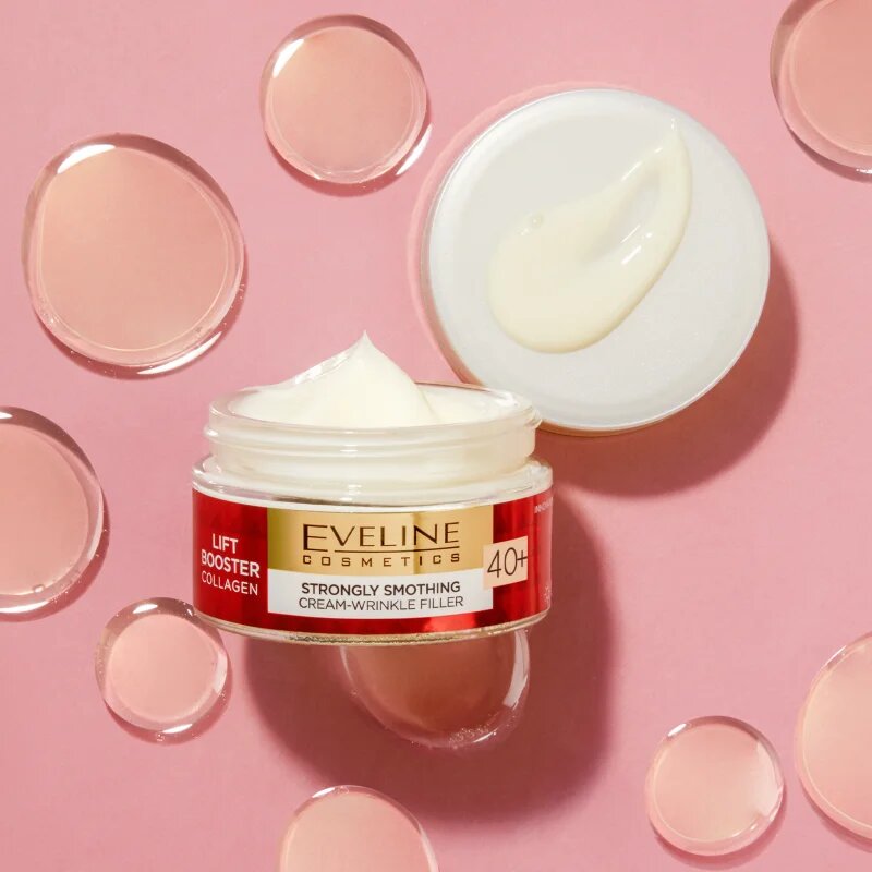 Eveline Cosmetics Lift Booster Collagen intenzivna gladilna krema za gube 40+ 50 ml