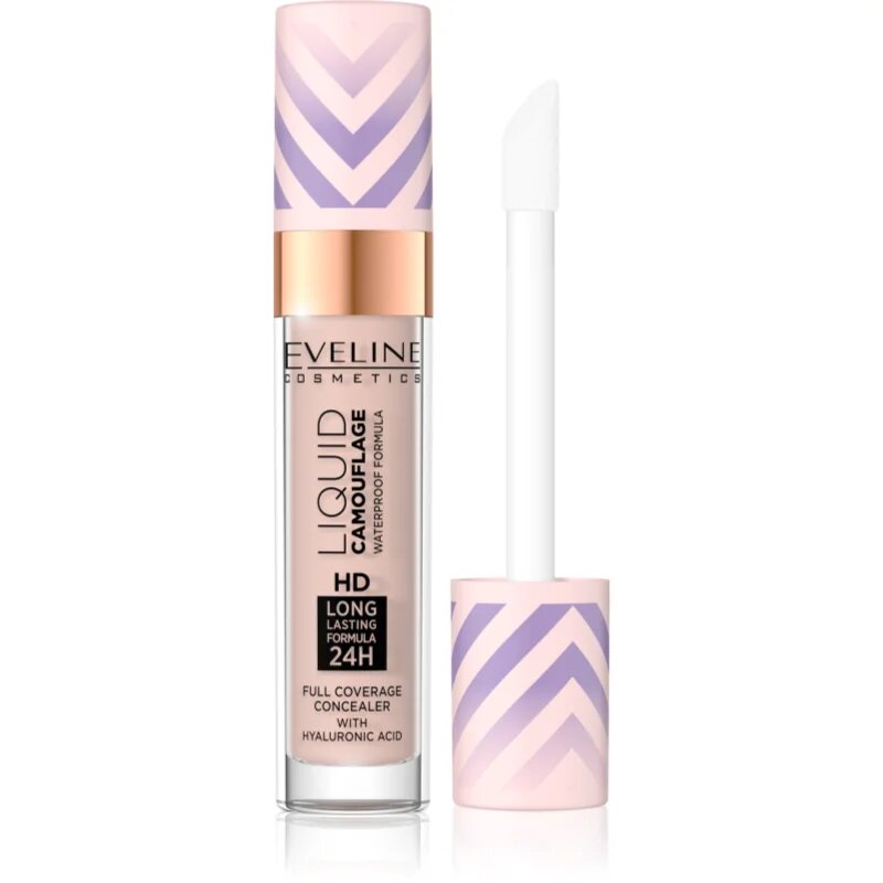 Eveline Cosmetics Liquid Camouflage vodoodporni korektor s hialuronsko kislino odtenek 03 Soft Natural 7.5 ml