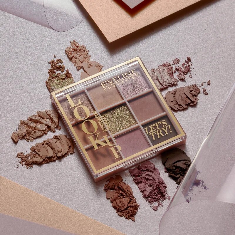 Eveline Cosmetics Look Up Let's Try! paleta senčil za oči 108 g