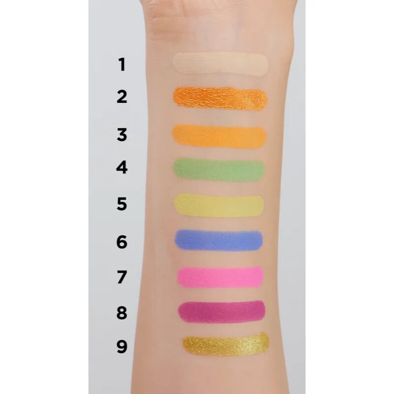 Eveline Cosmetics Look Up Neon Lime paleta senčil za oči 108 g