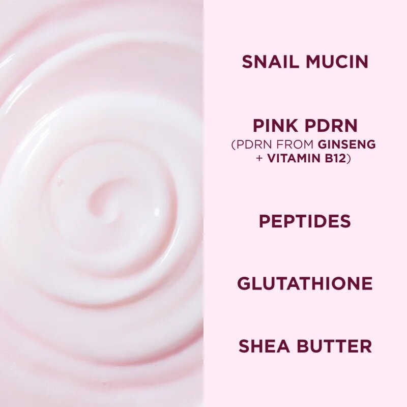 Eveline Cosmetics Pink Snail Glazed Skin Effect serum za osvetljevanje za obraz 30 ml
