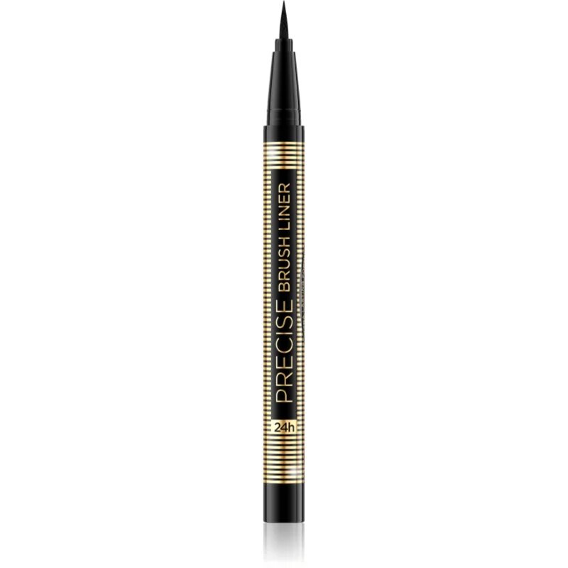 Eveline Cosmetics Precise Brush Liner tekoče črtalo v peresu odtenek Black 6 ml