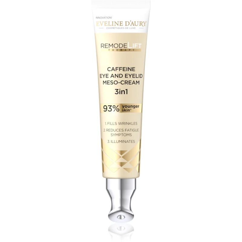 Eveline Cosmetics Remodelift Therapy krema proti gubam za predel okoli oči s kofeinom 15 ml