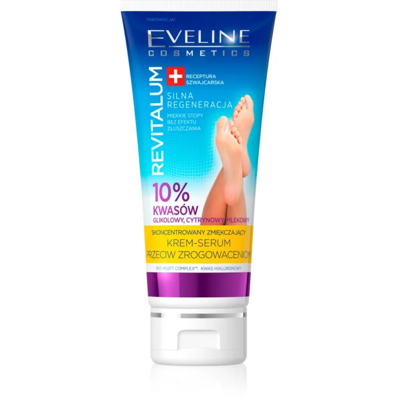 Eveline Cosmetics Revitalum mehčalna krema za stopala proti otiščancem 75 ml