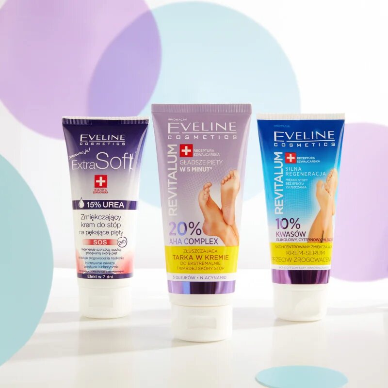 Eveline Cosmetics Revitalum piling krema za noge 75 ml