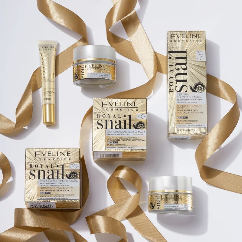 Eveline Cosmetics Royal Snail dnevna in nočna krema proti gubam 40+ 50 ml