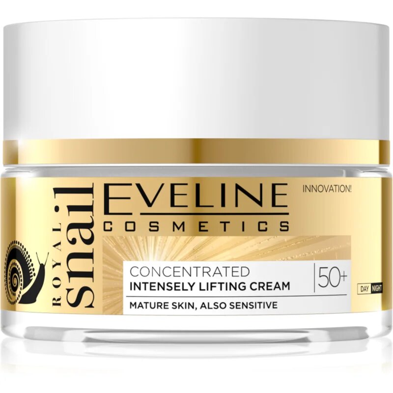 Eveline Cosmetics Royal Snail dnevna in nočna lifting krema 50+ 50 ml