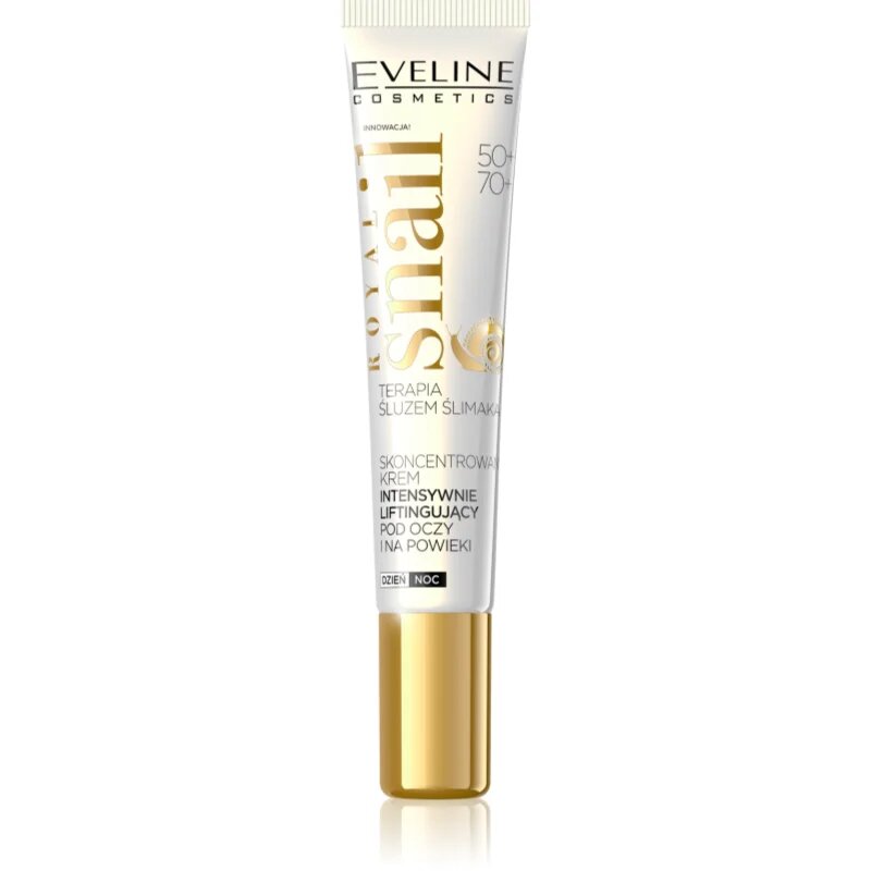 Eveline Cosmetics Royal Snail lifting krema za predel okoli oči s polžjim ekstraktom 50+ 20 ml