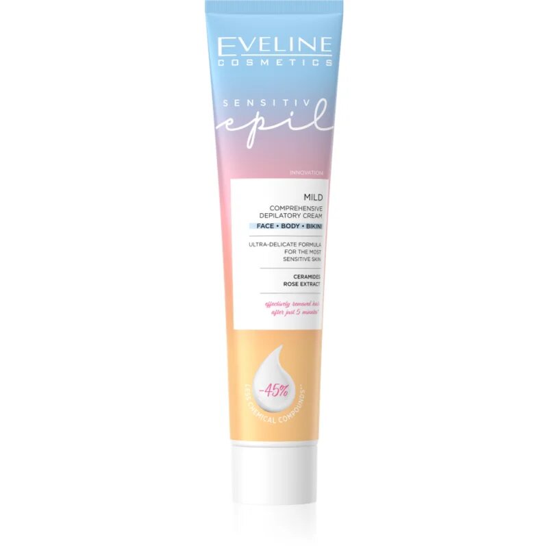 Eveline Cosmetics Sensitive Epil depilacijska krema za telo za občutljivo kožo 125 ml