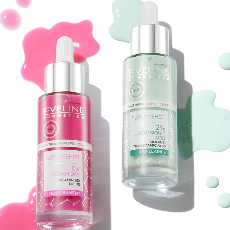 Eveline Cosmetics Serum Shot 6x Ceramides intenzivni vlažilni serum s ceramidi 30 ml