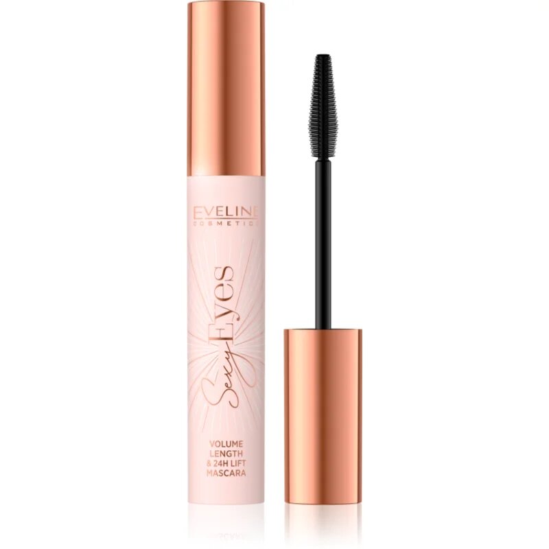Eveline Cosmetics Sexy Eyes maskara za volumen privihanje in ločevanje trepalnic Black