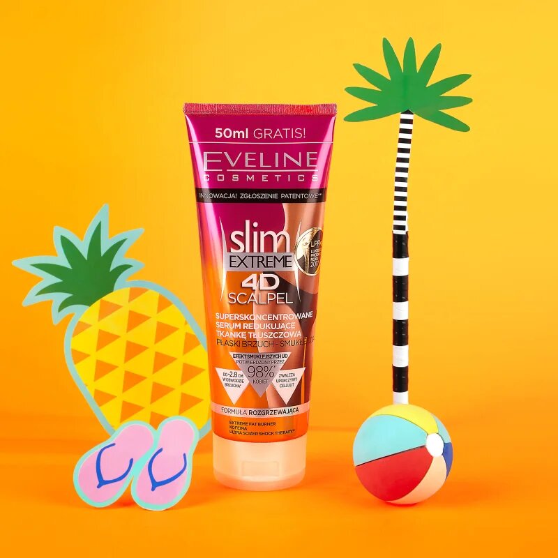 Eveline Cosmetics Slim Extreme 4D Scalpel serum za telo za redukcijo podkožnega maščobnega tkiva 250 ml