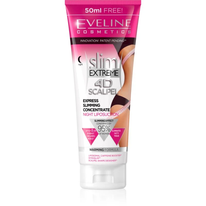 Eveline Cosmetics Slim Extreme 4D Scalpel visoko koncentriran nočni serum z ogrevalnim učinkom 250 ml