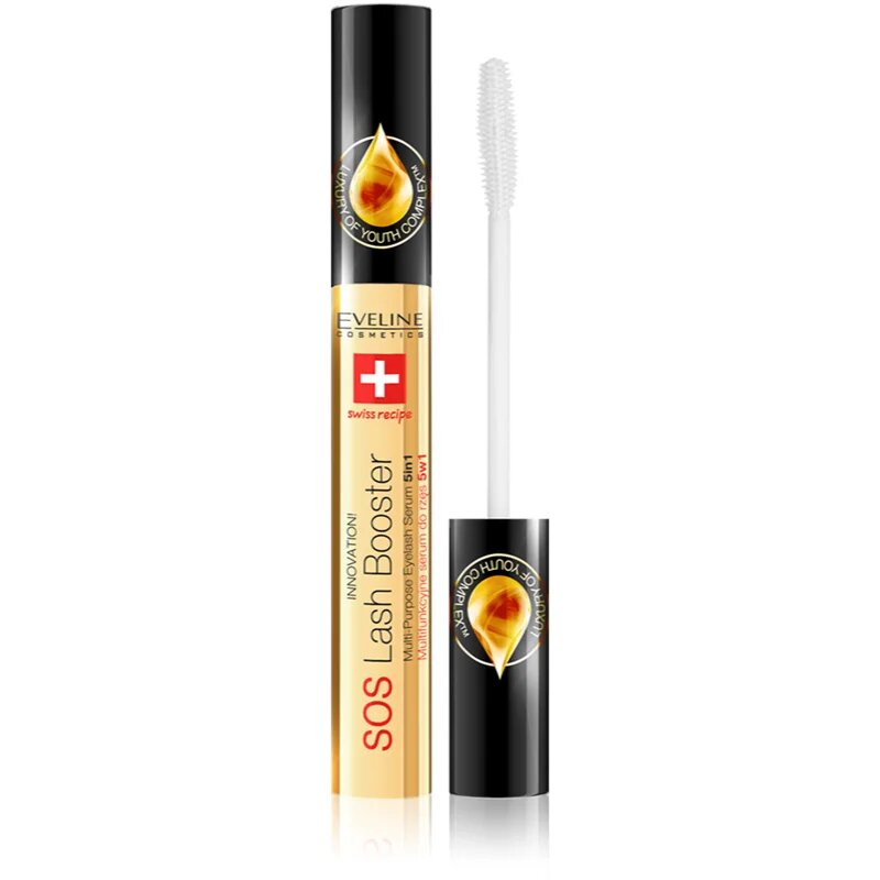 Eveline Cosmetics SOS Lash Booster obnovitveni serum za rast trepalnic z regeneracijskim učinkom 10 ml