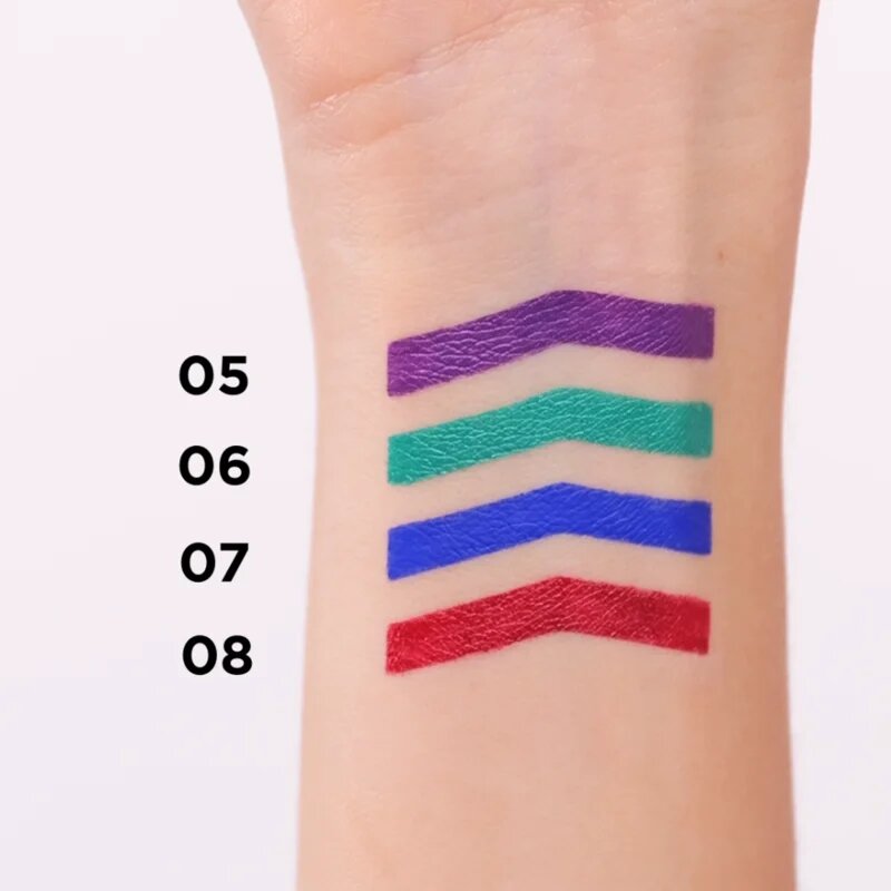 Eveline Cosmetics Variété dolgoobstojno vodoodporno črtalo za oči odtenek 08 Ultrared 2.8 ml