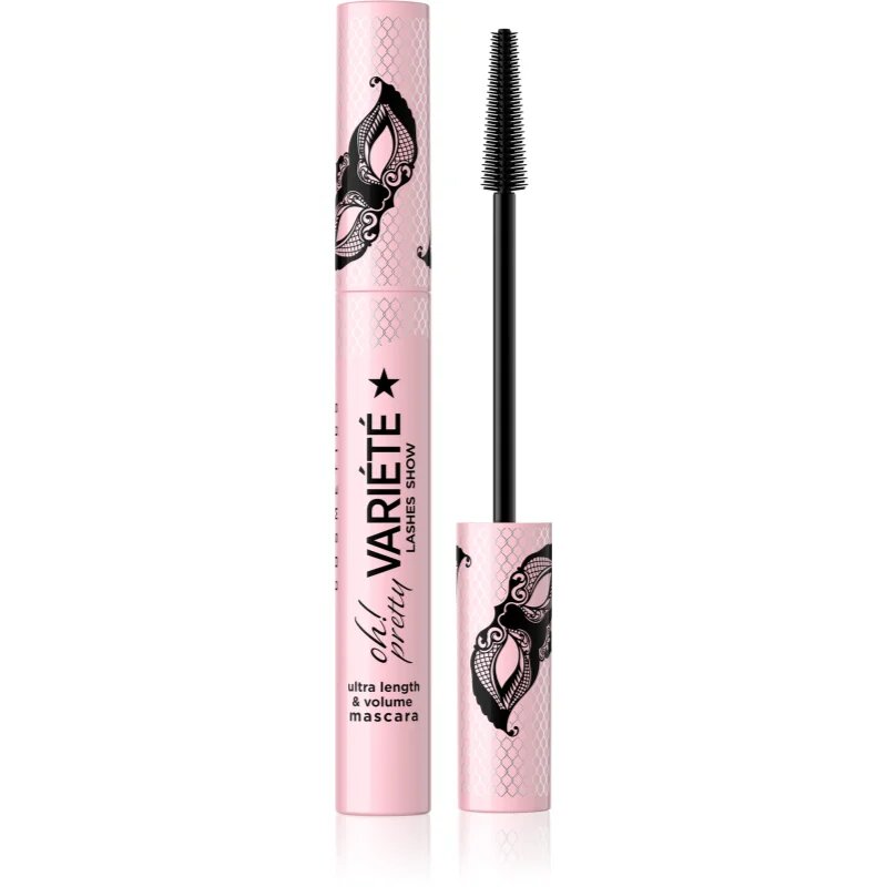 Eveline Cosmetics Variété Oh! Pretty maskara za volumen in podaljšanje trepalnic Black 10 ml