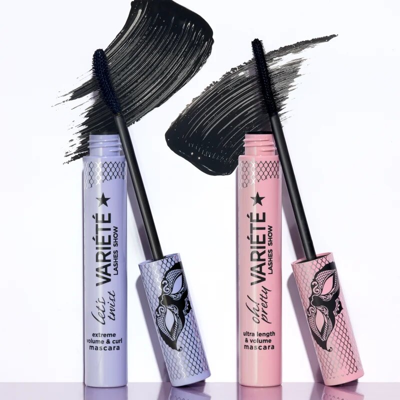 Eveline Cosmetics Variété Oh! Pretty maskara za volumen in podaljšanje trepalnic Black 10 ml