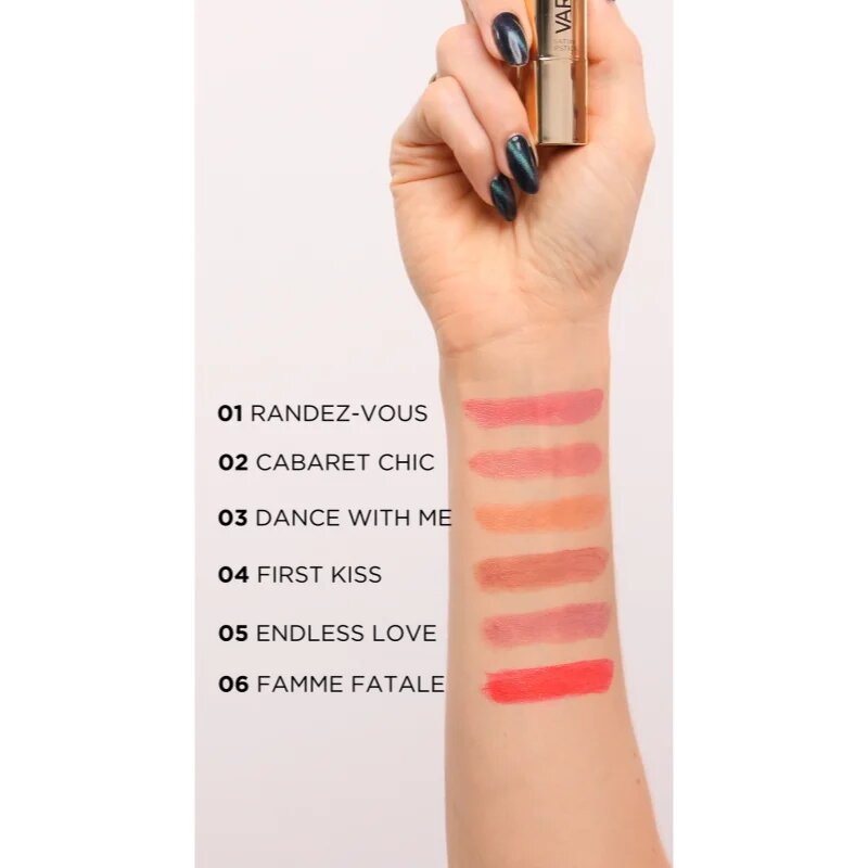 Eveline Cosmetics Variété satenasta šminka odtenek 06 Femme Fatale 4 g