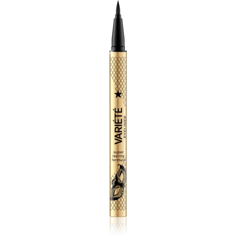 Eveline Cosmetics Variété tekoče črtalo v peresu odtenek Black 7 ml