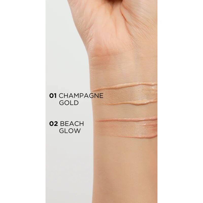 Eveline Cosmetics Variété tekoči osvetljevalec za obraz in telo odtenek 01 Sparkling Wine Gold 30 ml
