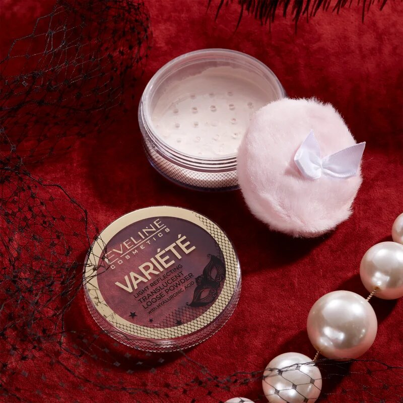 Eveline Cosmetics Variété transparentni puder v prahu z aplikatorjem 6 g