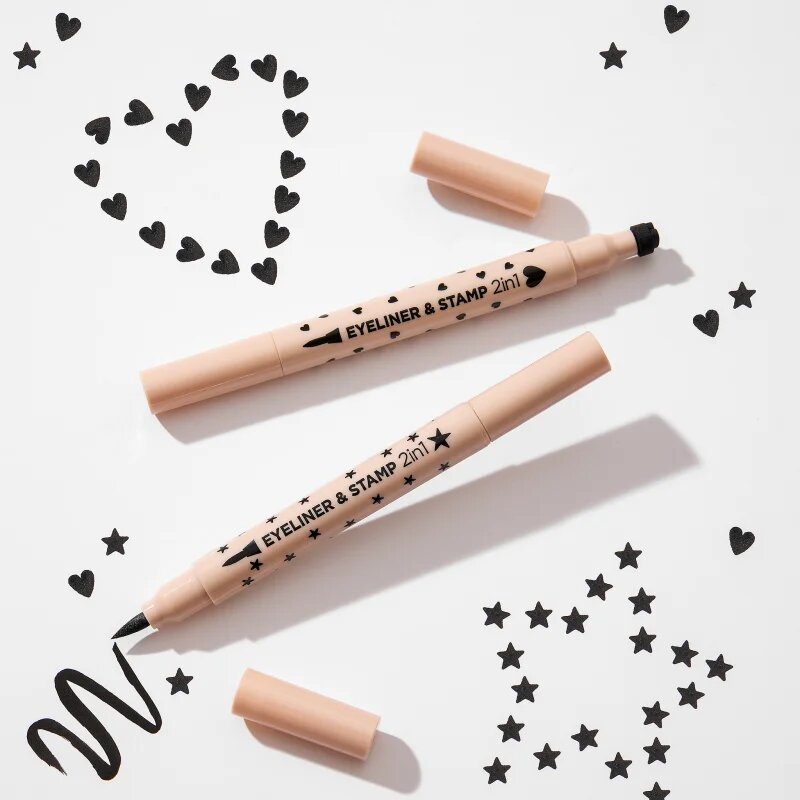 Eveline Cosmetics Variété večnamensko črtalo za oči 2 v 1 vrsta Star 1 kos