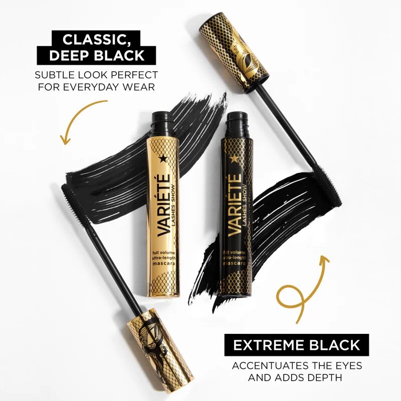 Eveline Cosmetics Veriété Lashes Show voluminozna maskara odtenek Black 10 ml