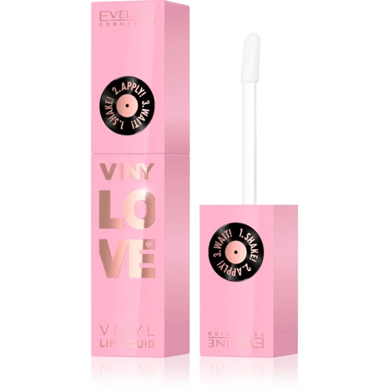 Eveline Cosmetics VINY LOVE Vinyl Lip Liquid dolgoobstojna tekoča šminka odtenek 01 4 ml