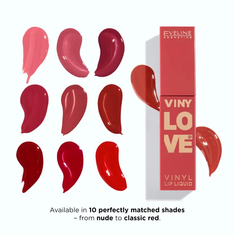 Eveline Cosmetics VINY LOVE Vinyl Lip Liquid dolgoobstojna tekoča šminka odtenek 01 4 ml