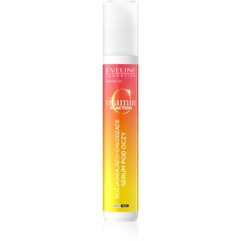 Eveline Cosmetics Vitamin C 3x Action posvetlitveni serum za predel okoli oči roll-on 15 ml