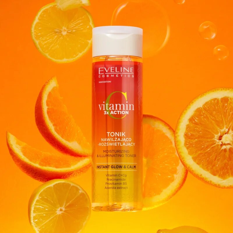 Eveline Cosmetics Vitamin C 3x Action posvetlitveni tonik 200 ml