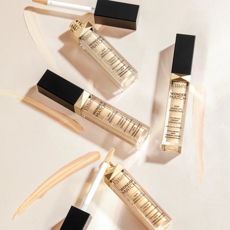 Eveline Cosmetics Wonder Match kremasti prekrivni korektor 24 ur odtenek 01 Light Neutral 7 ml
