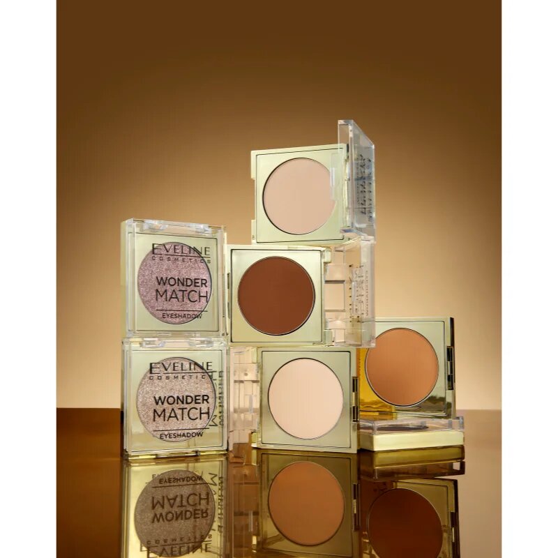 Eveline Cosmetics Wonder Match senčila za oči odtenek 05 Golden Glow 3 g