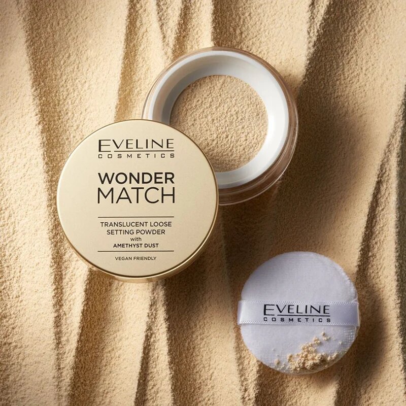 Eveline Cosmetics Wonder Match transparentni fiksacijski puder 6 g