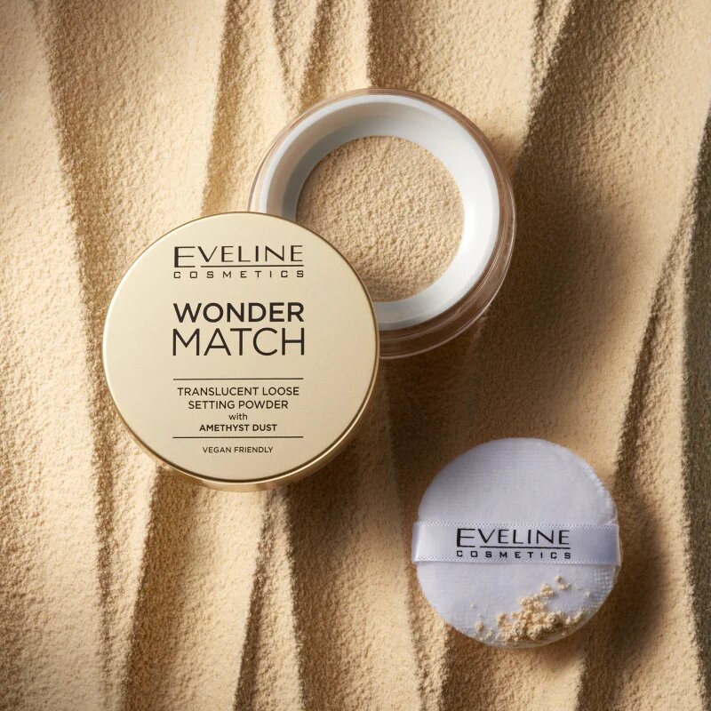 Eveline Cosmetics Wonder Match transparentni fiksacijski puder 6 g