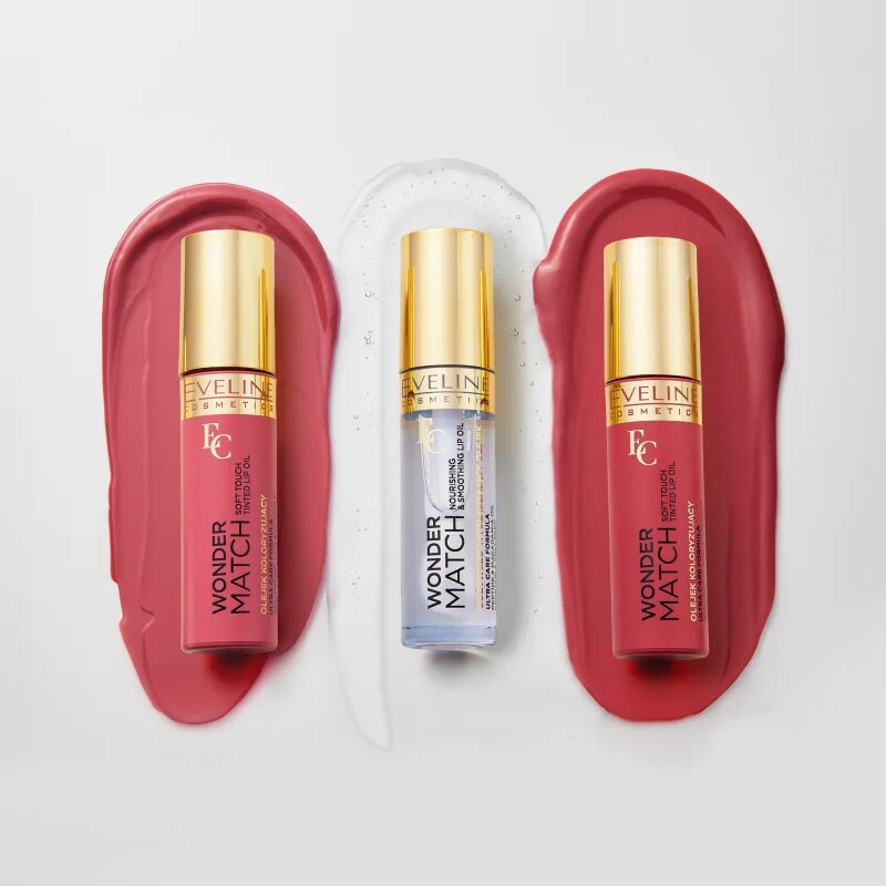 Eveline Cosmetics Wonder Match vlažilno olje za ustnice odtenek 04 Raspberry Sorbet 5 ml