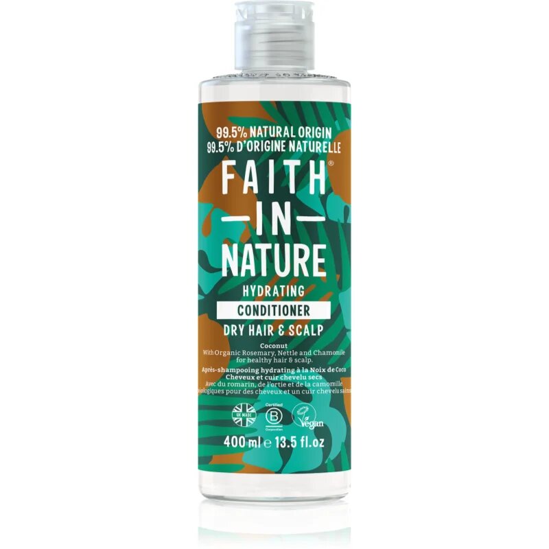 Faith In Nature Coconut vlažilni balzam za normalne do suhe lase 400 ml