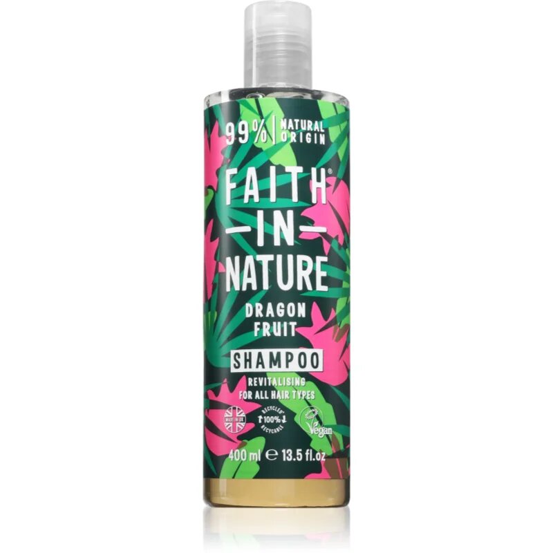 Faith In Nature Dragon Fruit čistilni šampon za normalne in mastne lase 400 ml