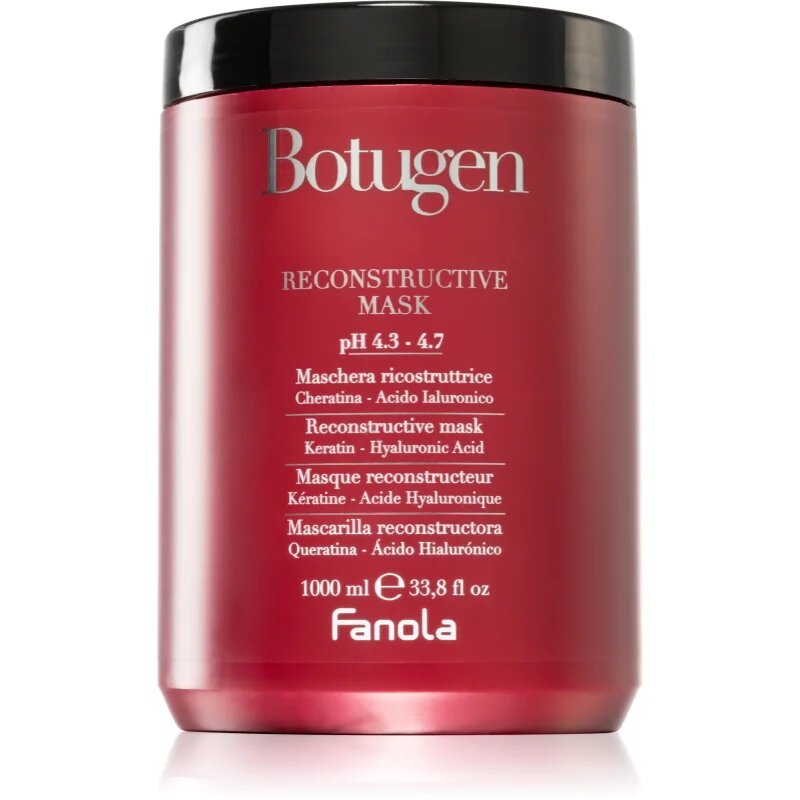 Fanola Botugen Reconstructive Mask regeneracijska maska za suhe in poškodovane lase 1000 ml