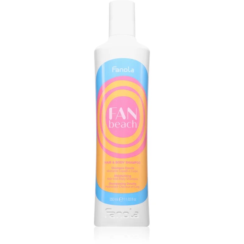 Fanola FAN Beach Hair & Body Shampoo vlažilni šampon za telo in lase 350 ml