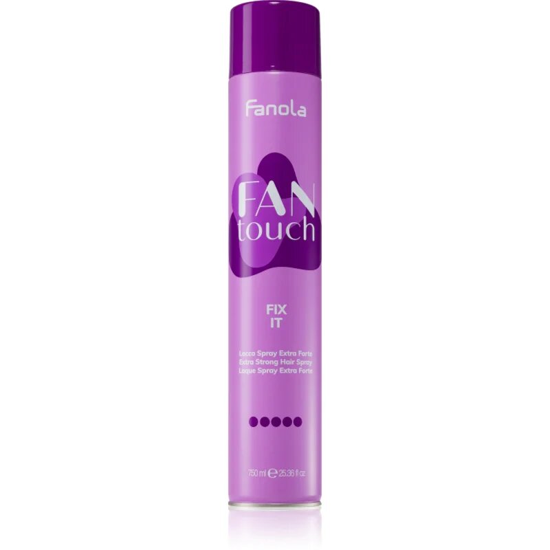 Fanola FAN touch ekstra utrjevalni lak za lase 750 ml