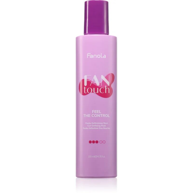 Fanola FAN touch Feel The Control fluid za oblikovanje valovitih las 200 ml