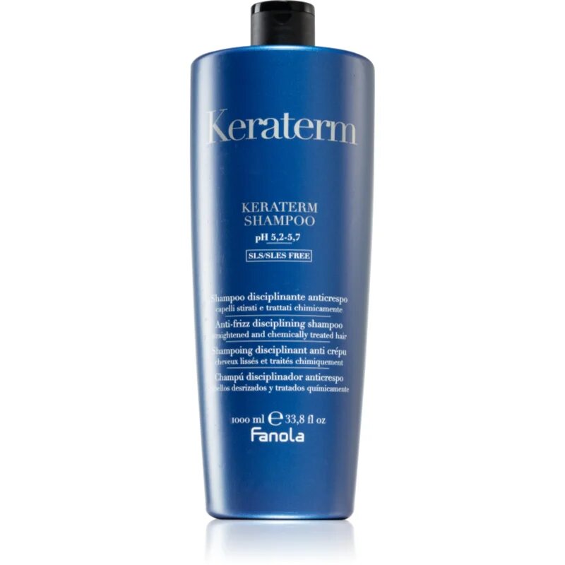 Fanola Keraterm Shampoo šampon za glajenje las za neobvladljive lase 1000 ml