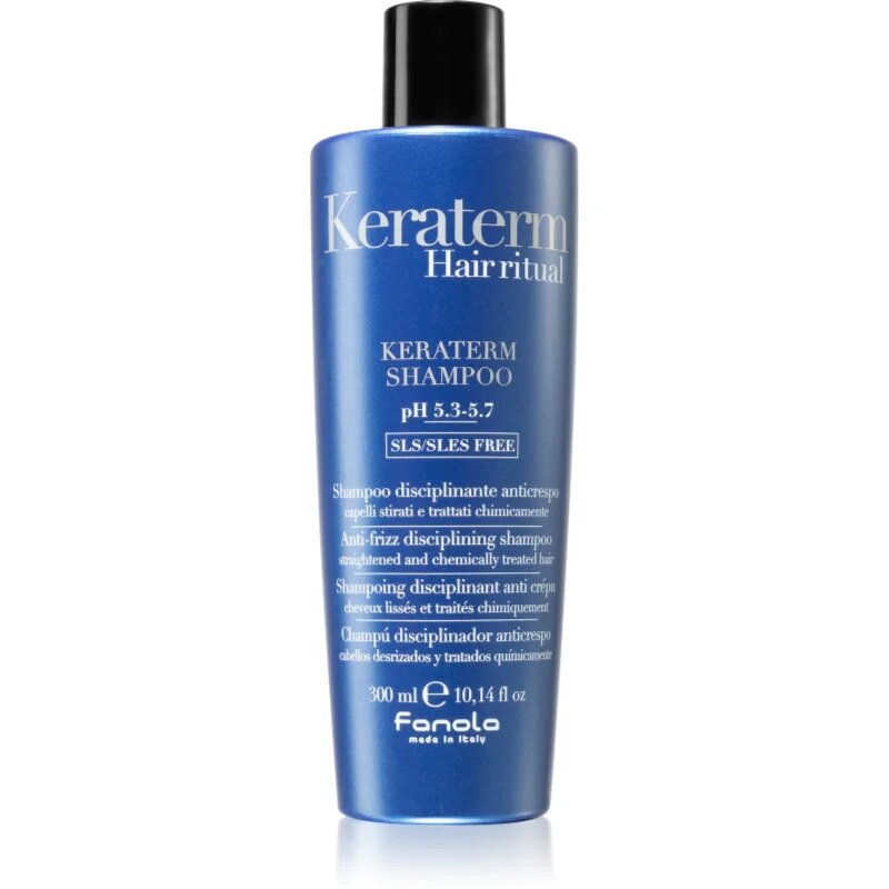 Fanola Keraterm Shampoo šampon za glajenje las za neobvladljive lase 300 ml