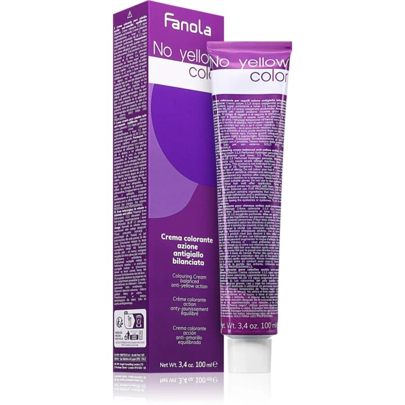 Fanola No Yellow barva za lase odtenek ICE SUPERLIGHTENERS S.1202 100 ml