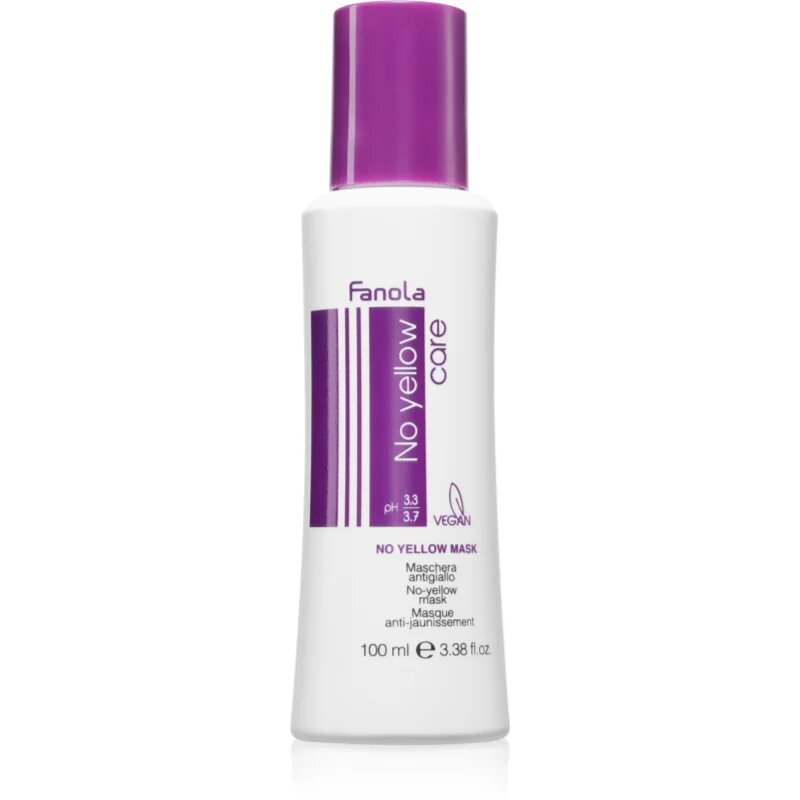 Fanola No Yellow Mask maska za nevtralizacijo rumenih odtenkov 100 ml