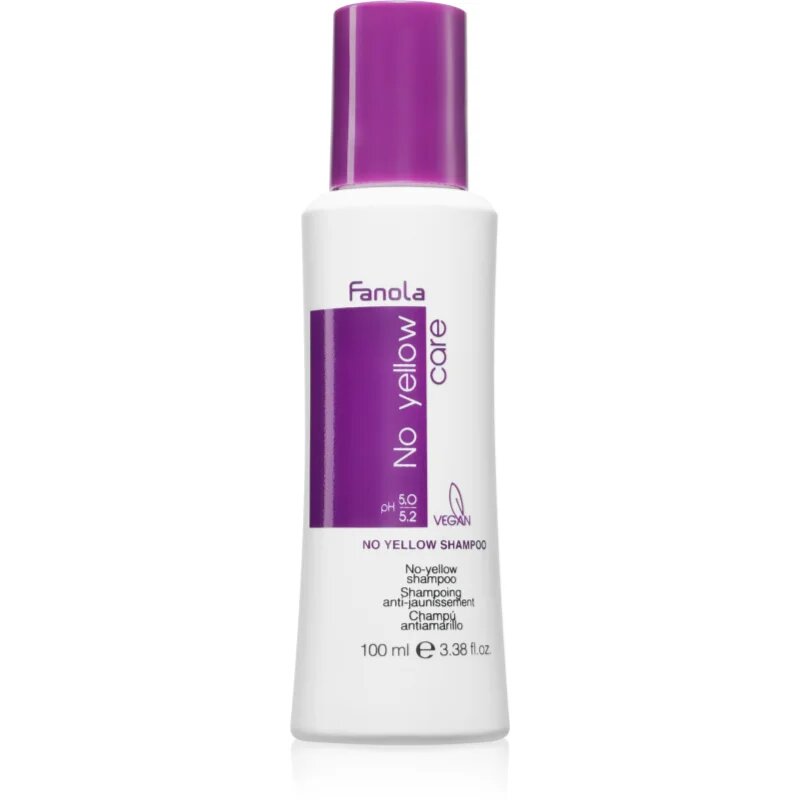 Fanola No Yellow Shampoo šampon za nevtralizacijo rumenih odtenkov 100 ml